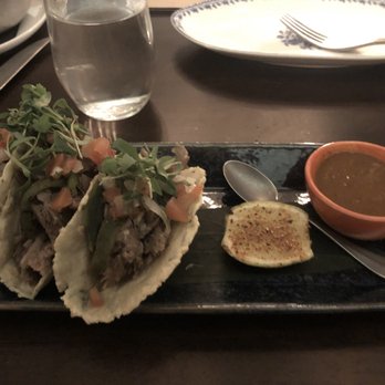 Kahlo - Barbacoa tacos, some great hot sauce and a squeeze of lime - New Mexican Cuisine Near Me - New York, New York Kahlo - Barbacoa tacos, some great hot sauce and a squeeze of lime - New Mexican Cuisine Near Me - New York, New York