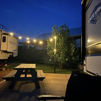 Piney River Resort - The site was beautiful and had this string light. - RV Parks Near Me - Bon Aqua, Tennessee Piney River Resort - The site was beautiful and had this string light. - RV Parks Near Me - Bon Aqua, Tennessee