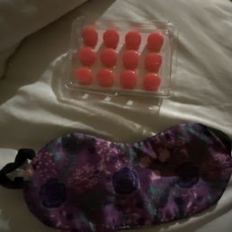 Ear plugs and face mask Ear plugs and face mask