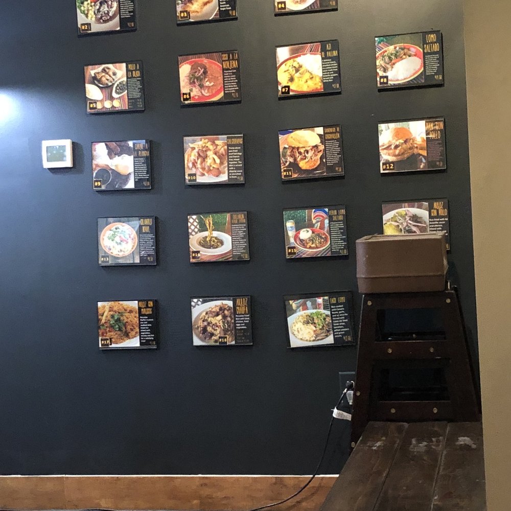 Culantro - If you're not too sure what the description's are about in the menu, go to the wall and find the dish that appeal's most to you! - Peruvian Near Me - Ferndale, Michigan