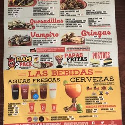 Las Brasas - Menu