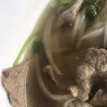 Love Pho Cafe - Pho with hair in it. - Vietnamese Near Me - Thousand Oaks, California