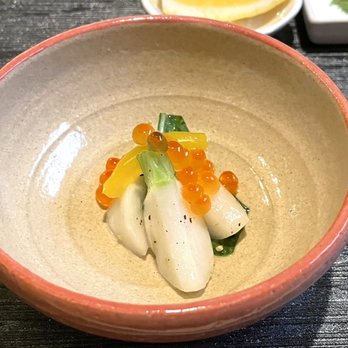 Tempura Endo - Daikon + ikura + black pepper Very fresh roe - Japanese Near Me - Beverly Hills, California Tempura Endo - Daikon + ikura + black pepper Very fresh roe - Japanese Near Me - Beverly Hills, California