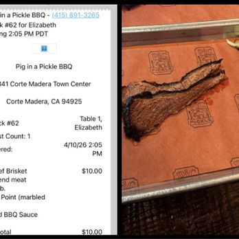 Pig In a Pickle - $10 ¼ lb Beef Brisket {4/10/2026} - Barbeque Near Me - Corte Madera, California