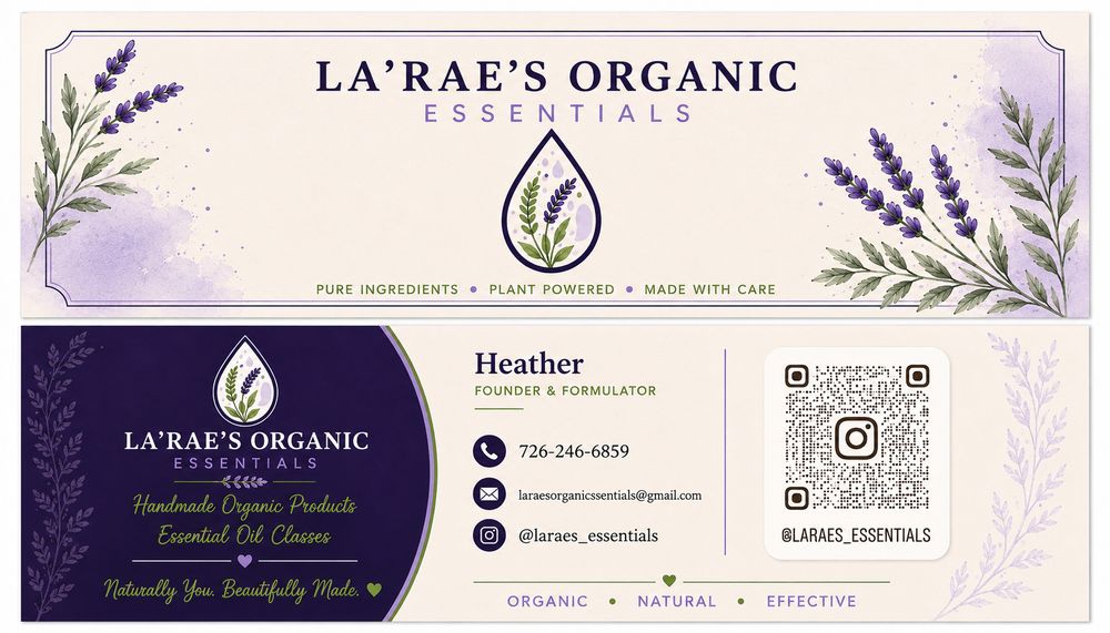 LaRae’s Organic Essentials Logo