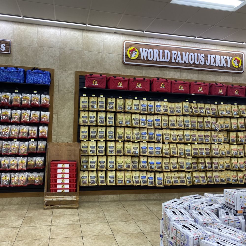Buc-ee's - Wall of jerky - Gas Stations Near Me - Temple, Texas