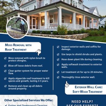 EcoGlow Solutions - Moss Removal & Roof Treatment, lasting 3-5 years. - Gutter Services Near Me