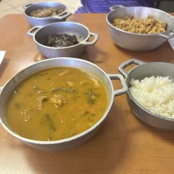 Antojitos Dominicanos - Tripe soup, oxtail, pernil, rice ... just delicious!