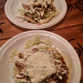 Nacho Macho Taco - Beef and chicken tostadas - the beef one is especially good! - Mexican Near Me - Brooklyn, New York