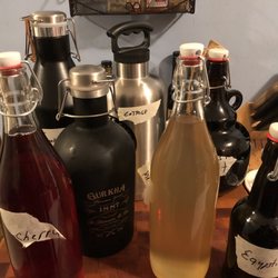J Bird Wines - A few growlers of mead. Yum