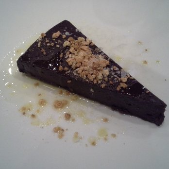 Sociale - Chocolate oblivion cake (olive oil, sea salt, amaretti cookie crumbles, $9) - Italian Near Me - San Francisco, California