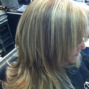 Ary's Beauty Salon - Side view of layers, color, cut and high-lights by Oly - Hair Salons Near Me - Ontario, California Ary's Beauty Salon - Side view of layers, color, cut and high-lights by Oly - Hair Salons Near Me - Ontario, California