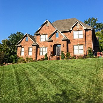 Deep Green Lawn Care - a large brick home - Lawn Services Near Me - Pelham, Alabama Deep Green Lawn Care - a large brick home - Lawn Services Near Me - Pelham, Alabama
