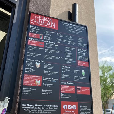 Menu photo 3 The Human Bean Phoenix, AZ