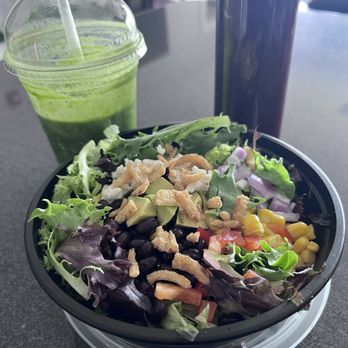 Salud Market - Santa Fe Salad, Beet Juice and Queen Green Smoothie - Health Markets Near Me - Buffalo, New York Salud Market - Santa Fe Salad, Beet Juice and Queen Green Smoothie - Health Markets Near Me - Buffalo, New York