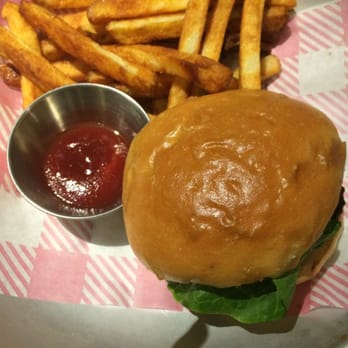 Sean's Kitchen - Dry aged burger with duck fat chips. - Bars Near Me - Adelaide, SA