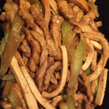 Frying Fish - Pork & bean curd (to-go) -- my favorite dish so far - Szechuan Near Me - Bellevue, Washington
