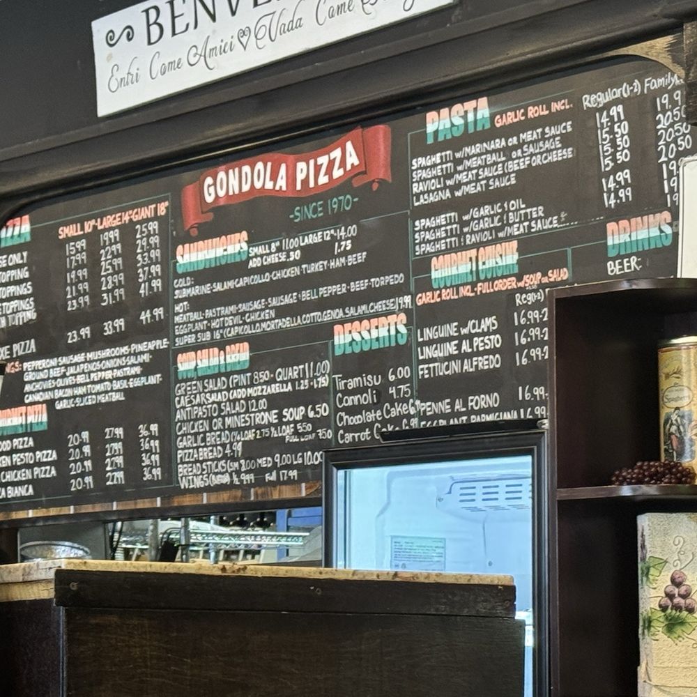 Gondola Pizza - Menu prices on 4/13/25. - Pizza Near Me - La Mirada, California Gondola Pizza - Menu prices on 4/13/25. - Pizza Near Me - La Mirada, California