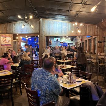 Screaming Goat Yard & Tap - Interior of the restaurant. Band playing outside was nice. - Coffee & Tea Near Me - Spring Branch, Texas Screaming Goat Yard & Tap - Interior of the restaurant. Band playing outside was nice. - Coffee & Tea Near Me - Spring Branch, Texas