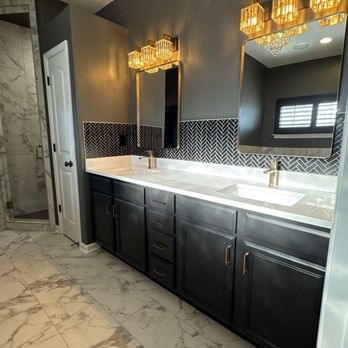 Instant Projects US - Double vanity space (countertop with sinks and faucets). - Roofing Near Me Instant Projects US - Double vanity space (countertop with sinks and faucets). - Roofing Near Me