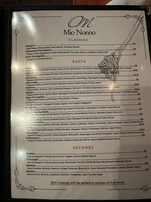 Menu photo 2 Mio Nonno Allen, TX