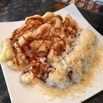 Tokyo Garden - Calamari tempura roll. Dinner 9/23/2017 - Sushi Bars Near Me - Downey, California Tokyo Garden - Calamari tempura roll. Dinner 9/23/2017 - Sushi Bars Near Me - Downey, California