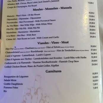 Lobster House - Menu as of June 2026 - Belgian Near Me - Brussels, BRU Lobster House - Menu as of June 2026 - Belgian Near Me - Brussels, BRU