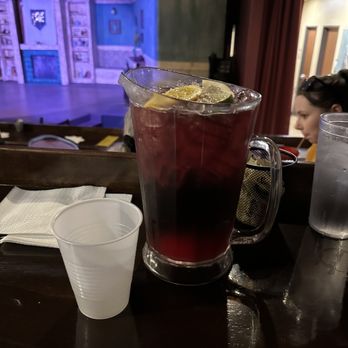 Pocket Sandwich Theatre - a pitcher of lemonade and a glass of water - Dinner Theater Near Me - Carrollton, Texas Pocket Sandwich Theatre - a pitcher of lemonade and a glass of water - Dinner Theater Near Me - Carrollton, Texas