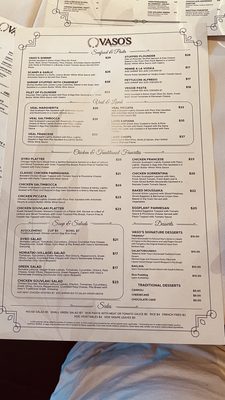 Menu photo 3 Vaso's Mediterranean Bistro Alexandria, VA Menu photo 3 Vaso's Mediterranean Bistro Alexandria, VA