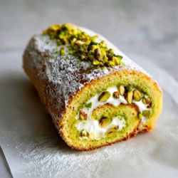 Rose Valley Sweets - Pistachio roulette cake