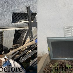 Prime Service Pest Control - Replace access door to seal out rats