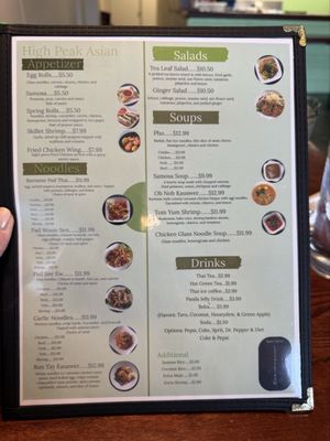 Menu photo 5 High Peak Asian Restaurant Lincoln, NE