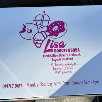 Lisa Donut & Boba - Box - Donuts Near Me - Temecula, California