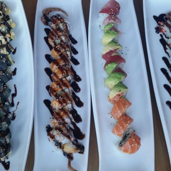 Niu B - Rock and roll, soft shell crab, rainbow, shrimp tempura. All lunch special except rainbow. - Sushi Bars Near Me - Chicago, Illinois