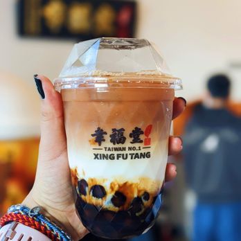 Xing Fu Tang - Brown Sugar Boba Black Tea Latte - Bubble Tea Near Me - Seattle, Washington Xing Fu Tang - Brown Sugar Boba Black Tea Latte - Bubble Tea Near Me - Seattle, Washington