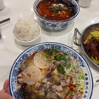 Highland Noodles - Dan Dan Noodles and Hand Pulled Beef Noodle (Spicy) - Noodles Near Me - Milpitas, California Highland Noodles - Dan Dan Noodles and Hand Pulled Beef Noodle (Spicy) - Noodles Near Me - Milpitas, California