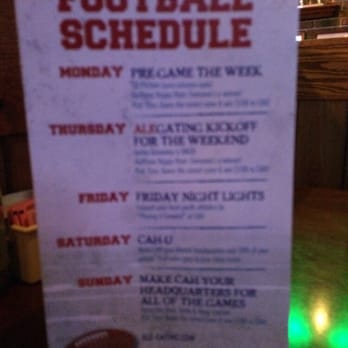 Carolina Ale House - A lot goin on here... - American Near Me - Augusta, Georgia