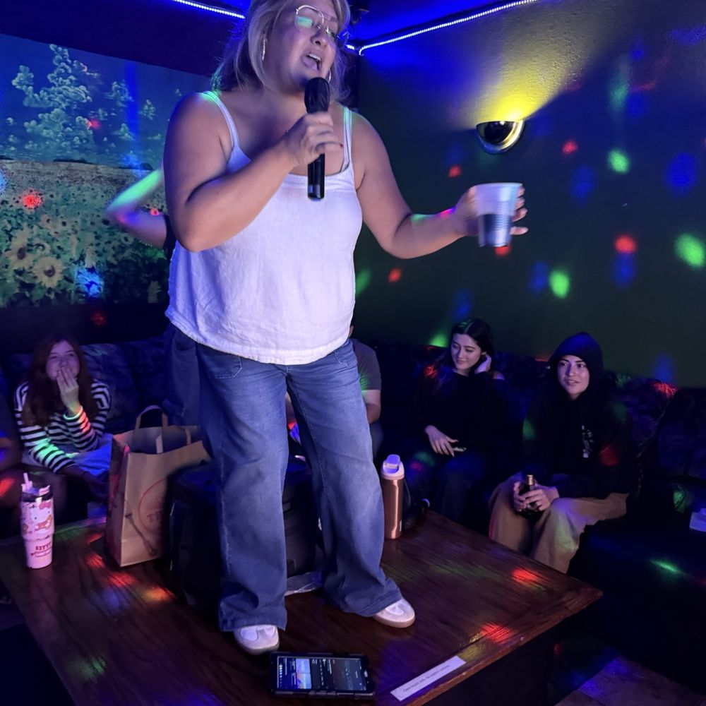 Hayward Karaoke Studio - She got a little too excited LOL - Karaoke Near Me - Hayward, California