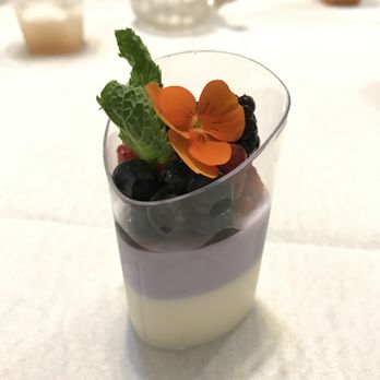 Sunday Kitchen - Jasmine panna cotta - so delicious! with edible flowers - Caterers Near Me Sunday Kitchen - Jasmine panna cotta - so delicious! with edible flowers - Caterers Near Me