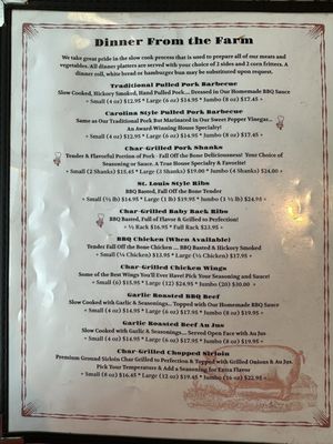 Menu photo 2 Hickory Hollow Barbeque Ellenton, FL Menu photo 2 Hickory Hollow Barbeque Ellenton, FL