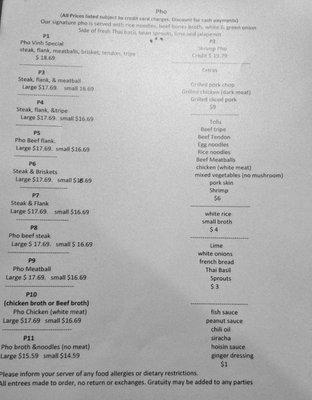 Menu photo 3 Pho Vinh Farmington Hills, MI Menu photo 3 Pho Vinh Farmington Hills, MI