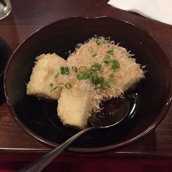 Fukuda - Agedashi tofu - crispy fried and soft on the inside! - Japanese Near Me - The Woodlands, Texas Fukuda - Agedashi tofu - crispy fried and soft on the inside! - Japanese Near Me - The Woodlands, Texas