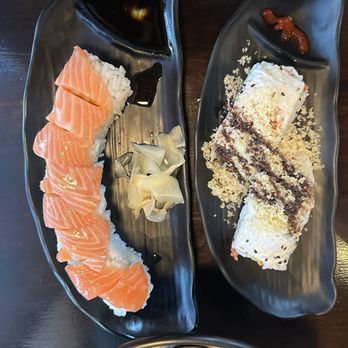 Koji Ramen Japanese Restaurant - Alaska Roll baked rainbow roll - Ramen Near Me - Pomona, California Koji Ramen Japanese Restaurant - Alaska Roll baked rainbow roll - Ramen Near Me - Pomona, California