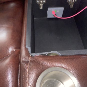 Mega Furniture - Southpark Meadows - The supposedly new console, delivered after 3 months, broken.  It's been over 11 months and no replacement. - Furniture Stores Near Me - Austin, Texas