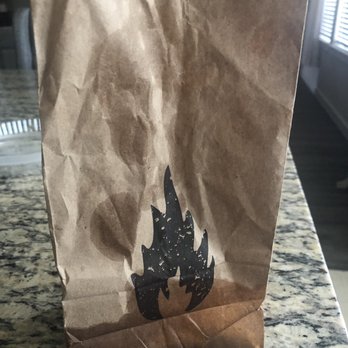 Oscar Delta Texas Kitchen - This is the bag they handed us with very greasy chips inside. - Tex-Mex Near Me - Forney, Texas Oscar Delta Texas Kitchen - This is the bag they handed us with very greasy chips inside. - Tex-Mex Near Me - Forney, Texas