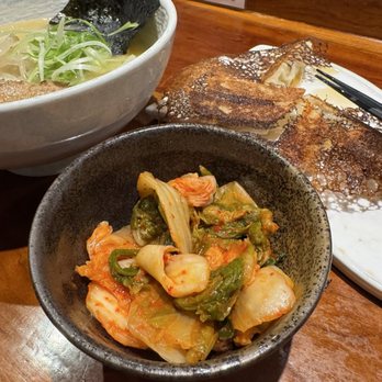 Toribro Ramen - Toribro Paitan Ramen, Gyoza 6 Piece & Kimchee - Ramen Near Me - New York, New York