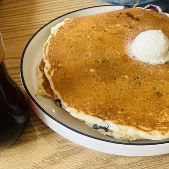 Tipsy Chef Café - Half of the blueberry pancake order (comes in a stack of 4) - Breakfast & Brunch Near Me - Meridian, Idaho Tipsy Chef Café - Half of the blueberry pancake order (comes in a stack of 4) - Breakfast & Brunch Near Me - Meridian, Idaho