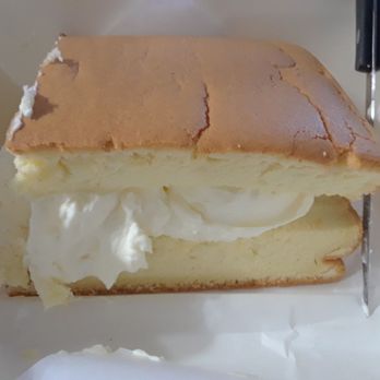 Cheesetella - Part of the Creamtella!  Family was hungry, and they enjoyed it. - Bakeries Near Me - Buena Park, California