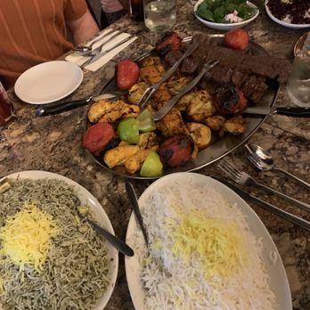 Kasra Persian Grill - FAMILY PLATTER (serves six) - Persian/Iranian Near Me - Houston, Texas