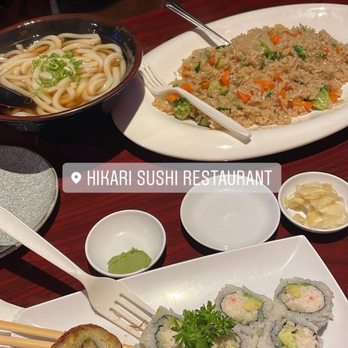 Hikari - cali rolls, fried rice, udon soup - Sushi Bars Near Me - Houston, Texas Hikari - cali rolls, fried rice, udon soup - Sushi Bars Near Me - Houston, Texas